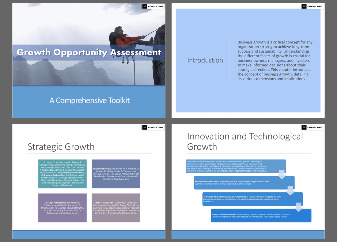 Growth Opportunity Assessment Toolkit (+400 Templates) (1691-slide PPT PowerPoint presentation (PPTX)) Preview Image