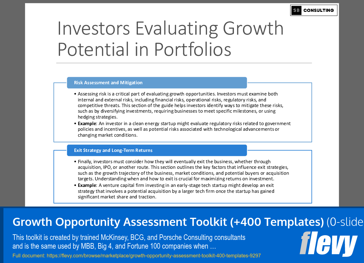 Growth Opportunity Assessment Toolkit (+400 Templates) (1691-slide PPT PowerPoint presentation (PPTX)) Preview Image