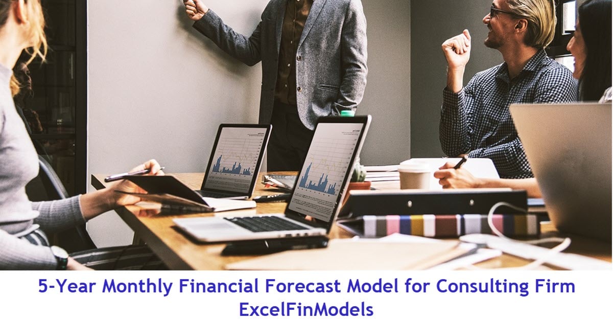 Consulting Firm 5-Year Financial Forecast Model (Pro version) (Excel template (XLSX)) Preview Image