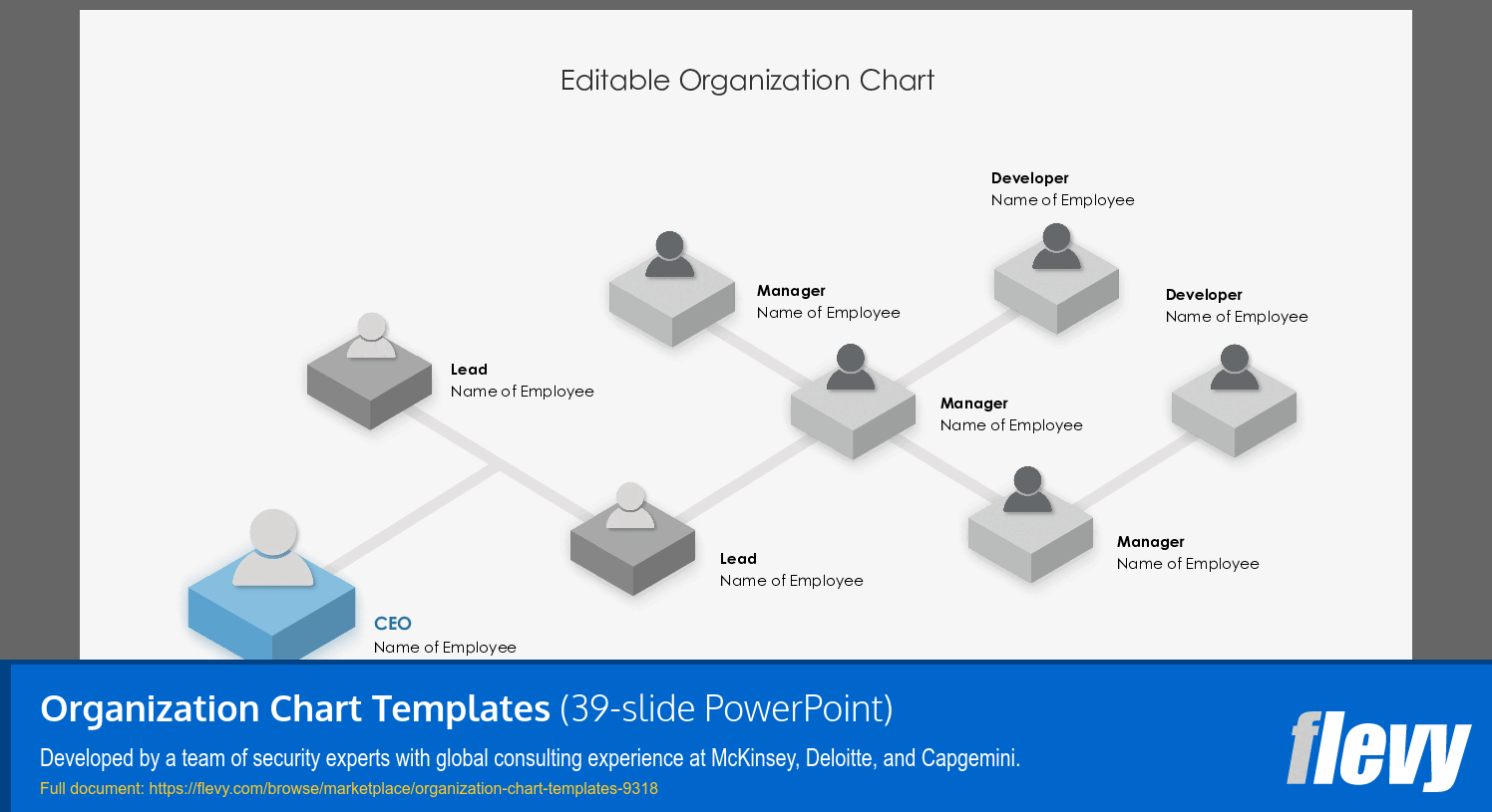 Organization Chart Templates (39-slide PPT PowerPoint presentation (PPTX)) Preview Image