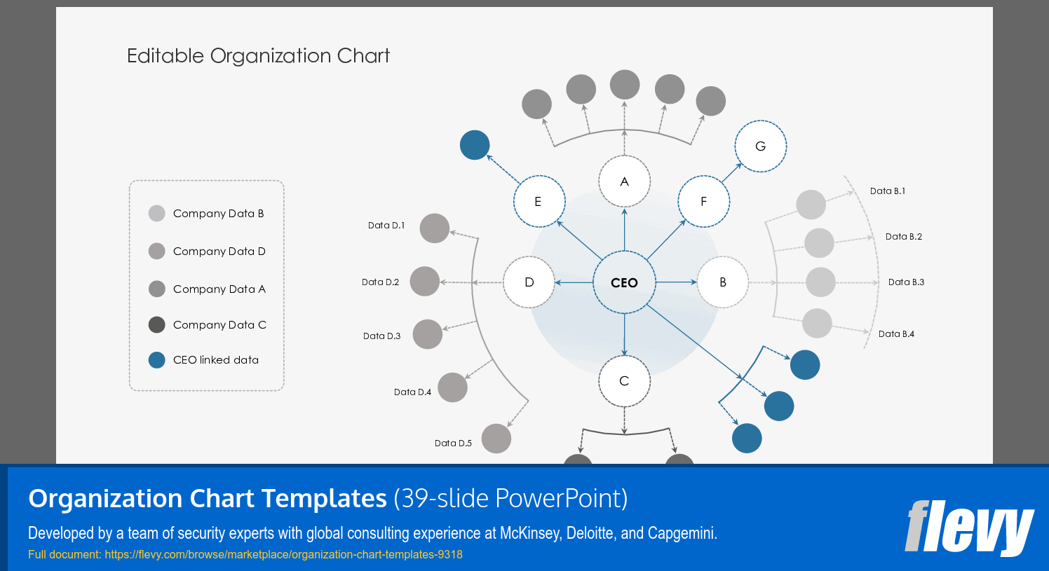 Organization Chart Templates (39-slide PPT PowerPoint presentation (PPTX)) Preview Image