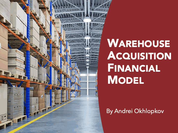 Warehouse Acquisition ("Buy-Hold-Sell") Financial Model (Excel template (XLSX)) Preview Image