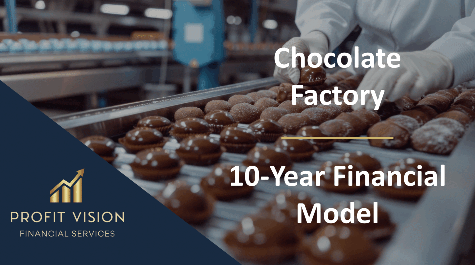 Chocolate Factory – 10 Year Financial Model (Excel template (XLSX)) Preview Image