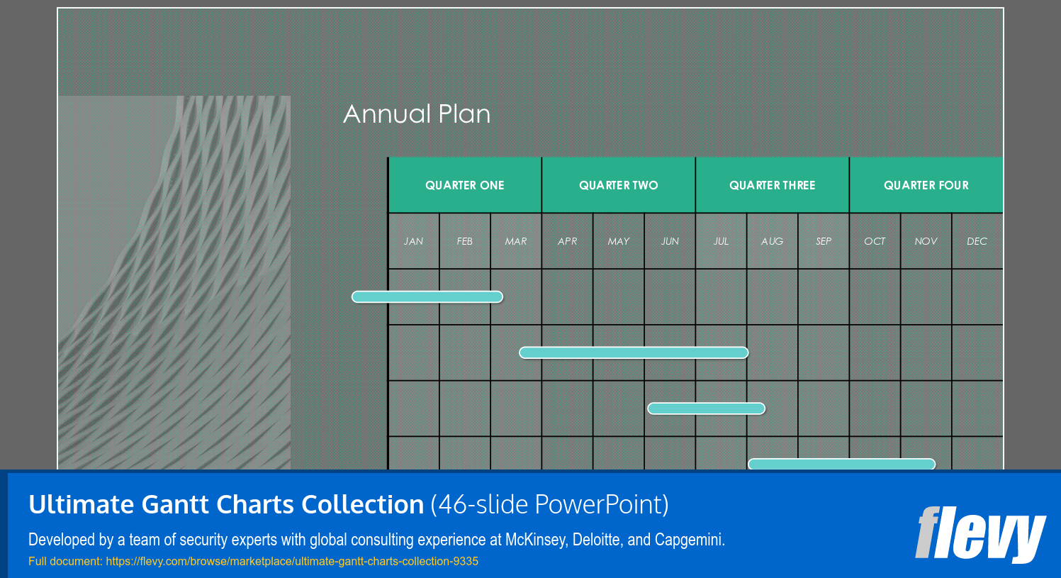 Ultimate Gantt Charts Collection (46-slide PPT PowerPoint presentation (PPTX)) Preview Image