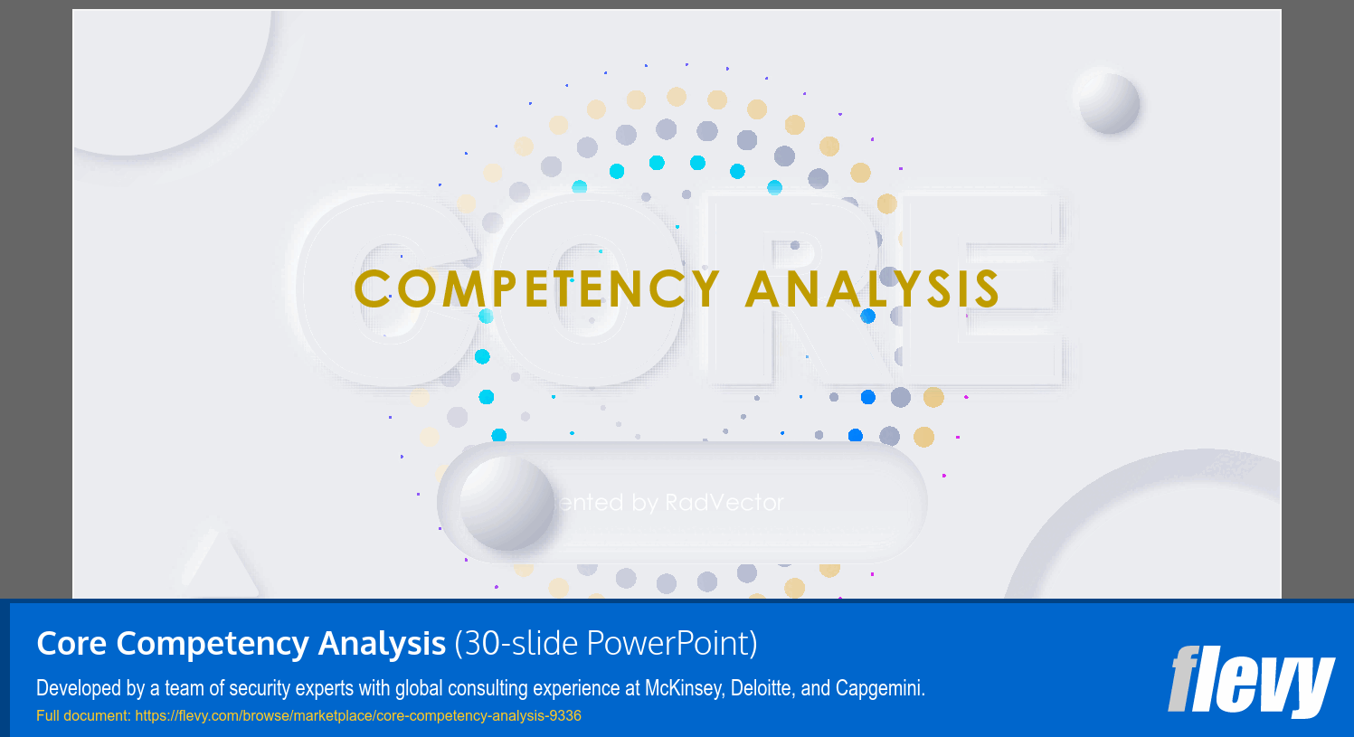 Core Competency Analysis (30-slide PPT PowerPoint presentation (PPTX)) Preview Image