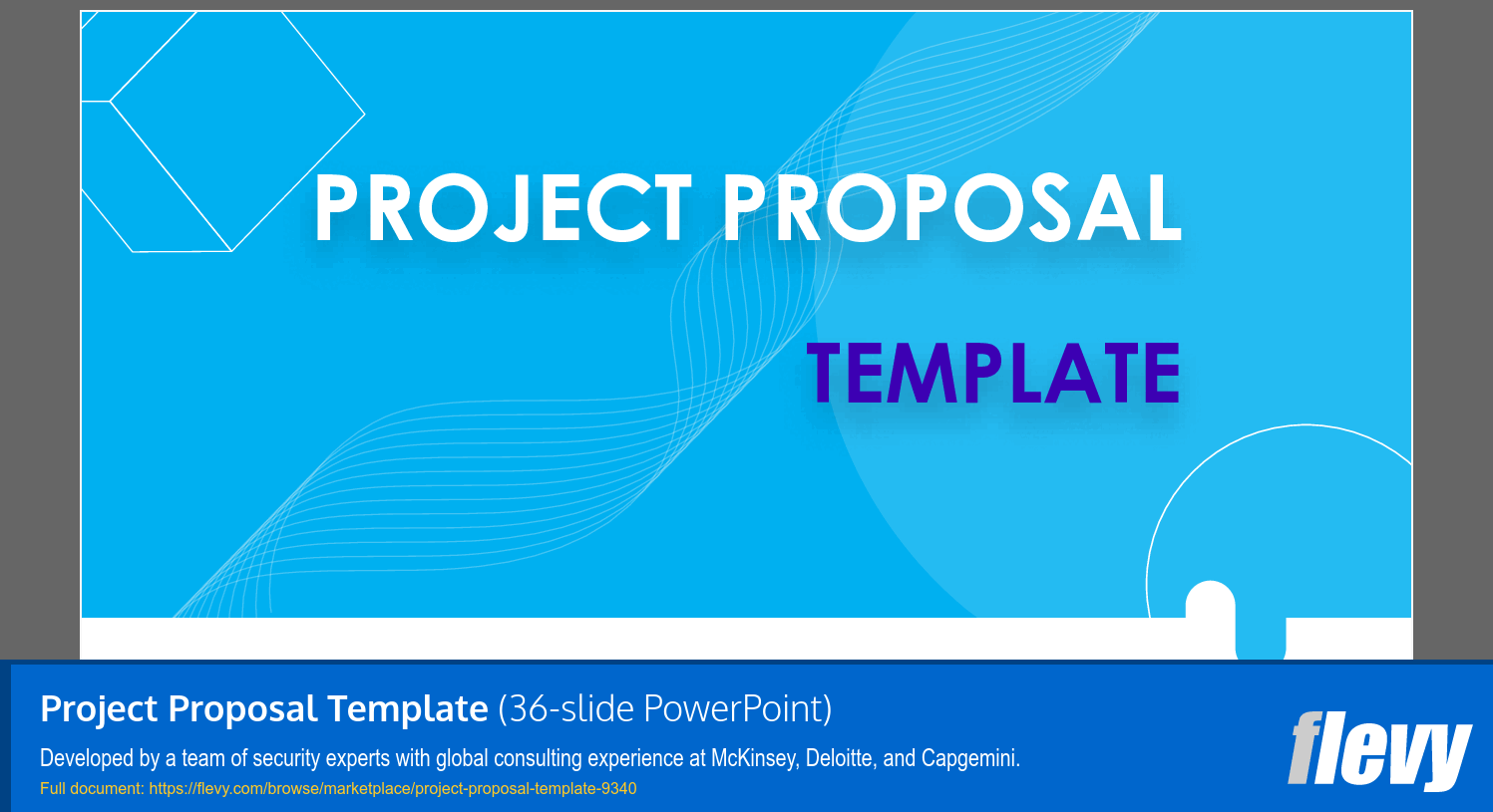 Project Proposal Template (36-slide PPT PowerPoint presentation (PPTX)) Preview Image