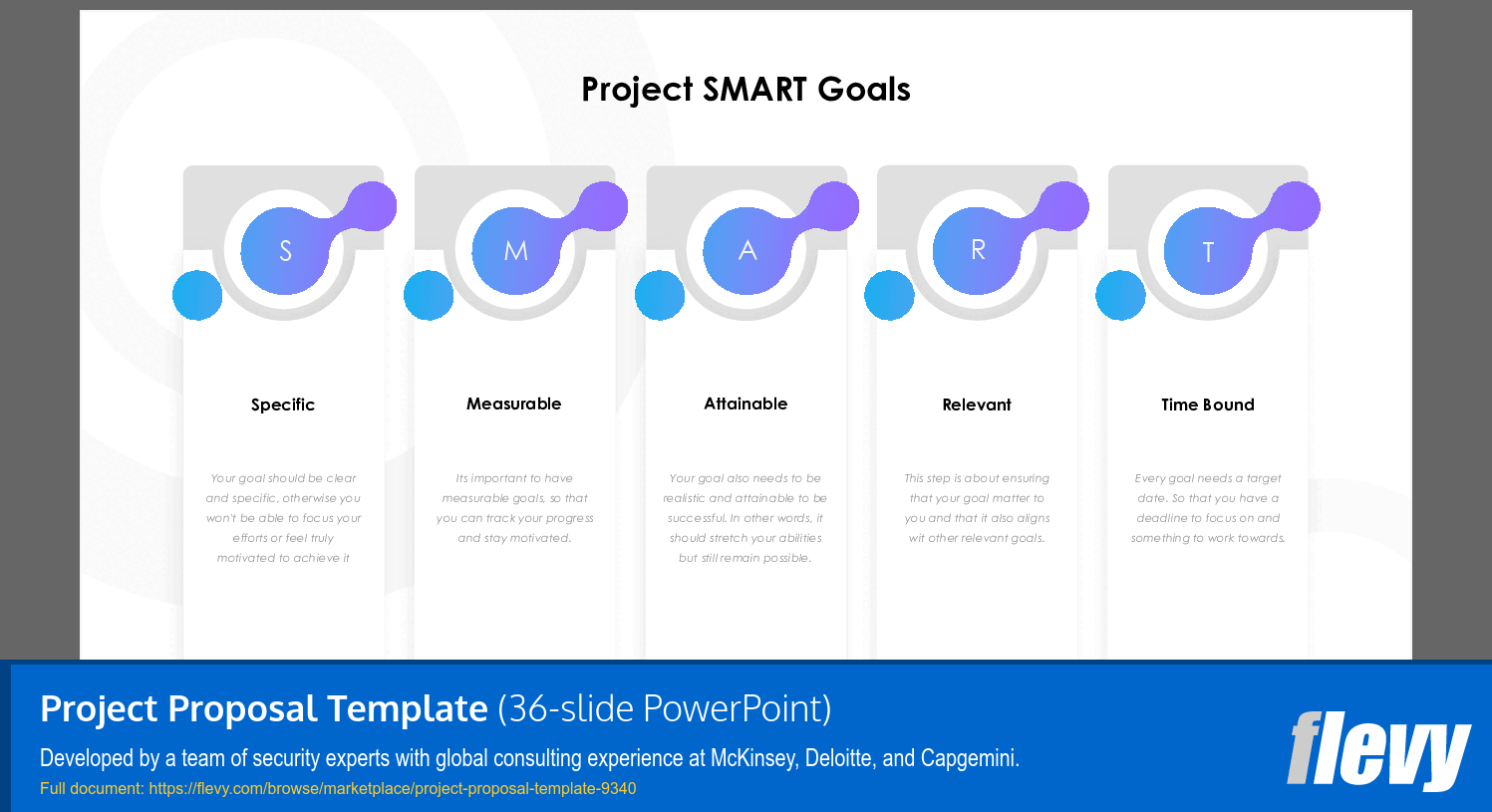 Project Proposal Template (36-slide PPT PowerPoint presentation (PPTX)) Preview Image