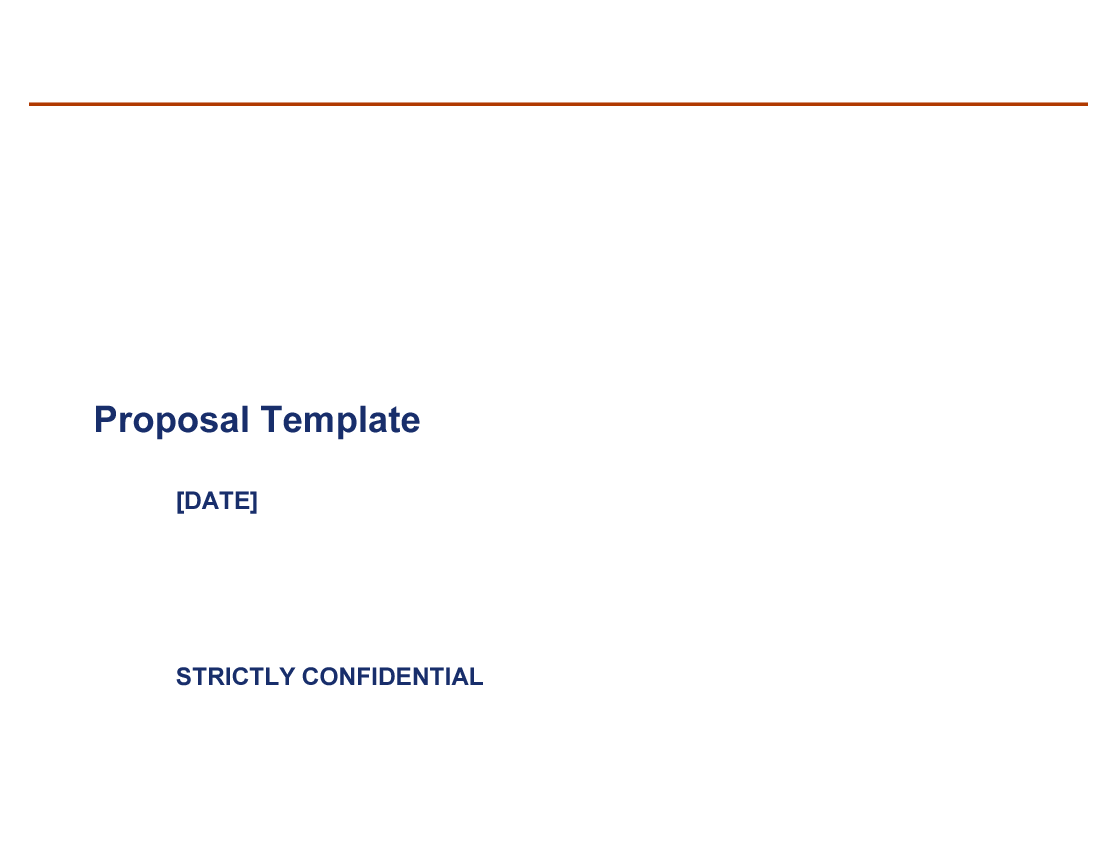 This is a partial preview of Proposal Template (43-slide PowerPoint presentation (PPTX)). Full document is 43 slides. 