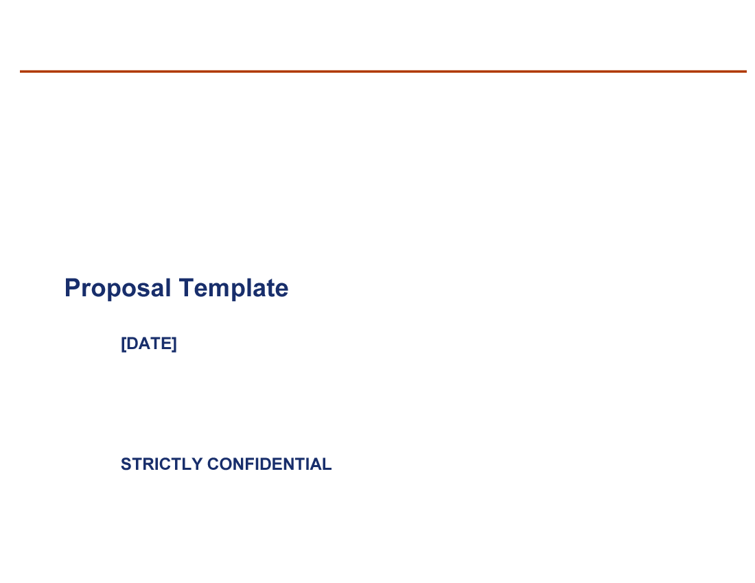 Proposal Template