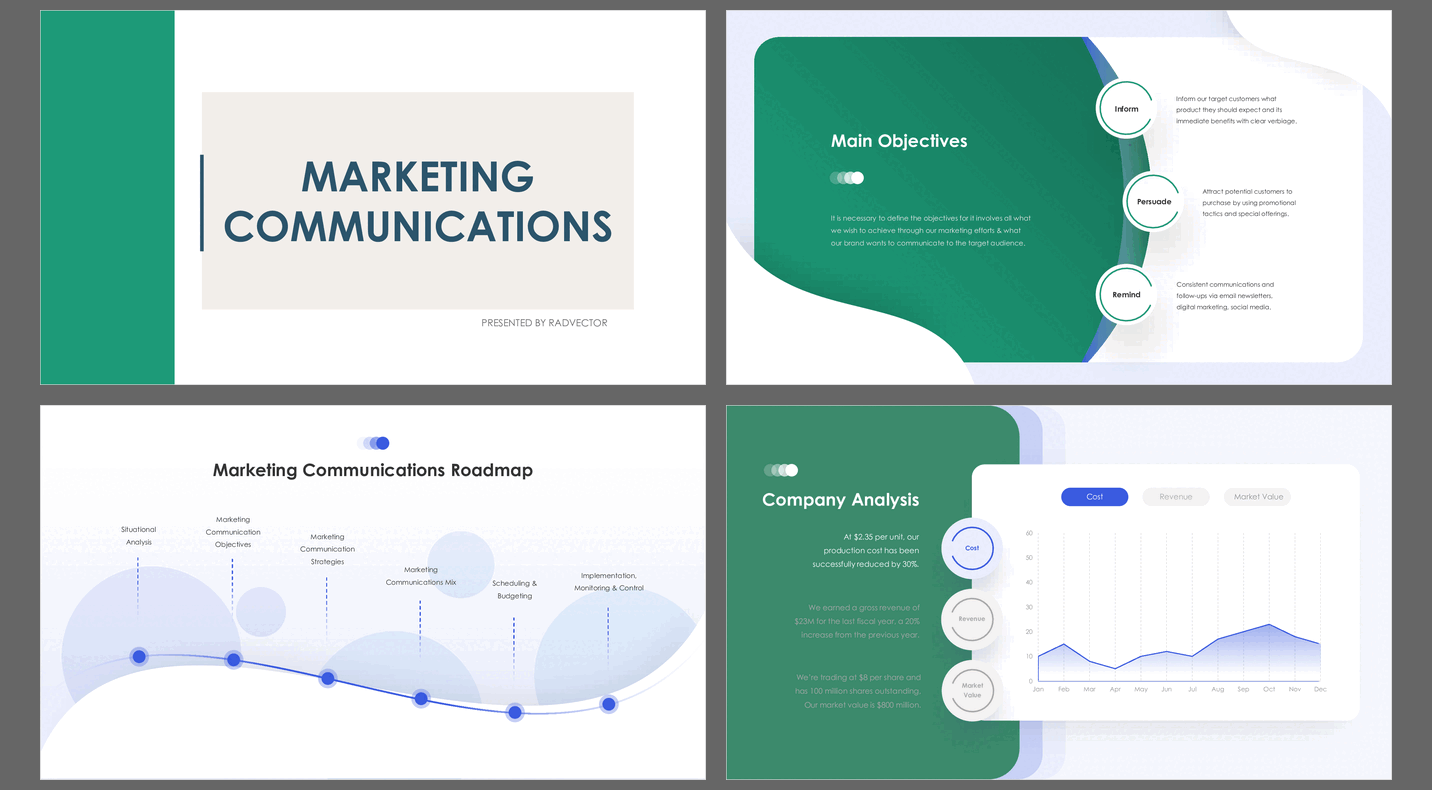 Marketing Communications (39-slide PPT PowerPoint presentation (PPTX)) Preview Image