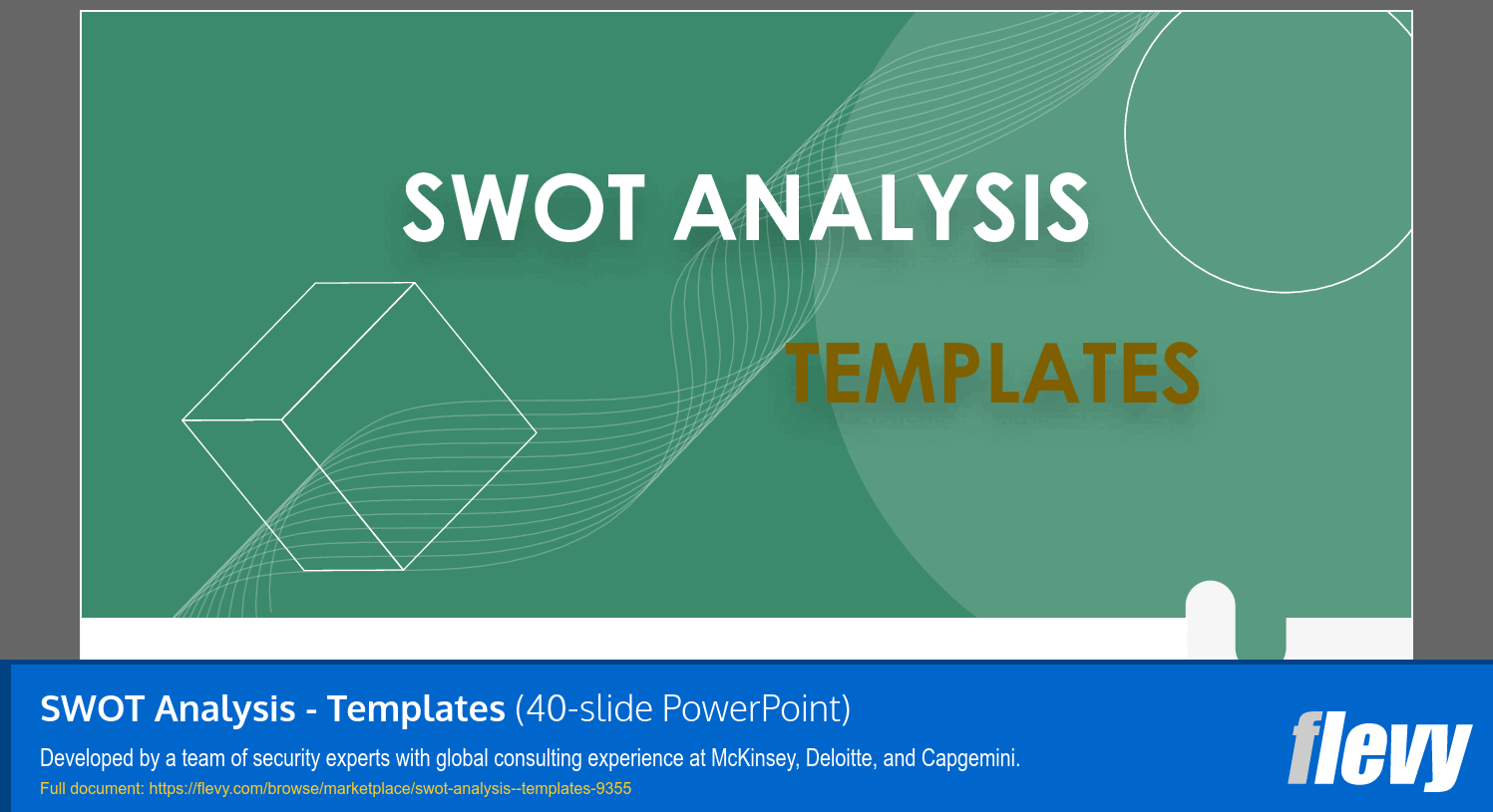 SWOT Analysis - Templates (40-slide PPT PowerPoint presentation (PPTX)) Preview Image