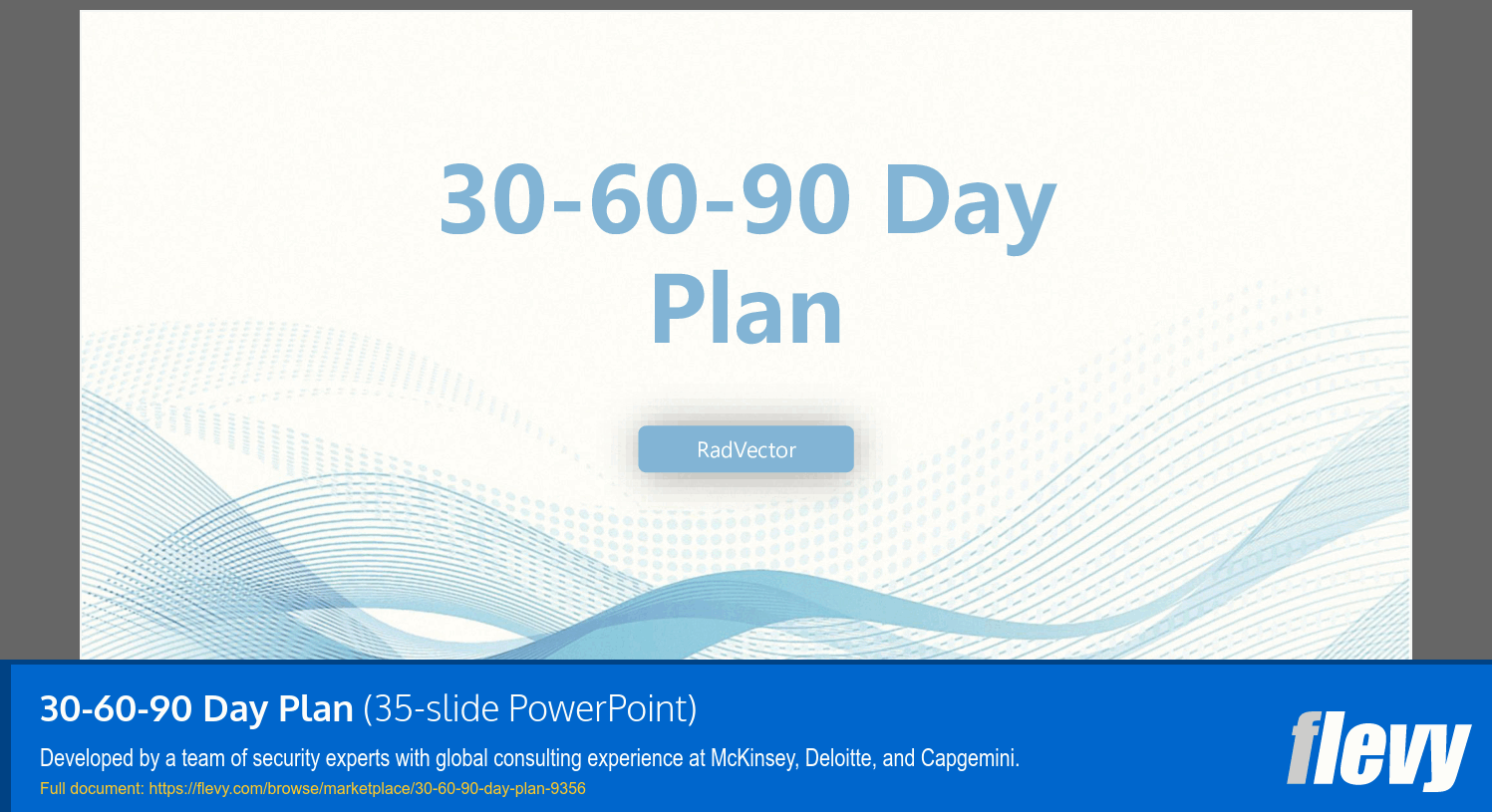 30-60-90 Day Plan (35-slide PPT PowerPoint presentation (PPTX)) Preview Image