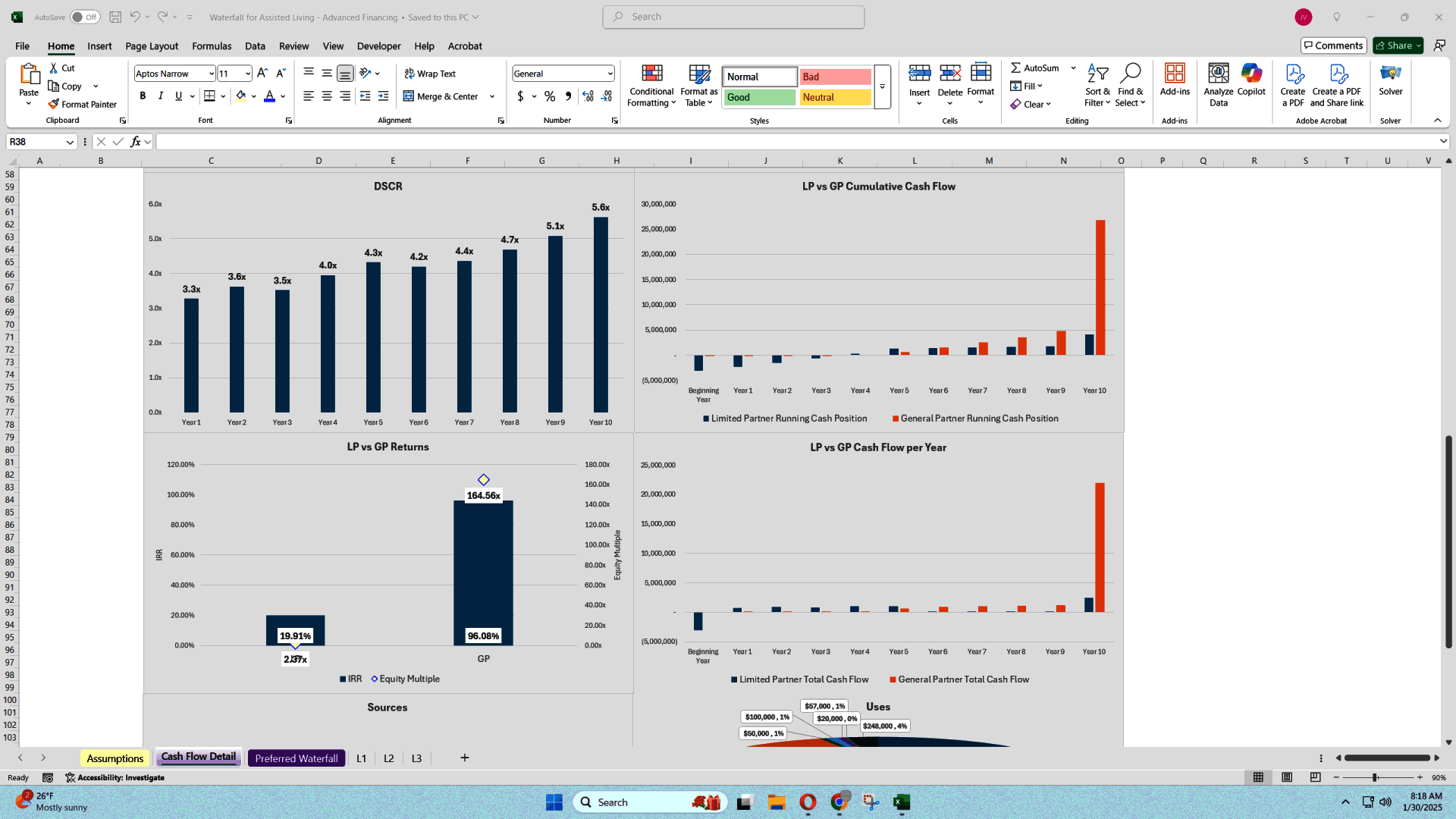 Quick Underwrite: SBA Loans & Real Estate Model (Excel template (XLSX)) Preview Image