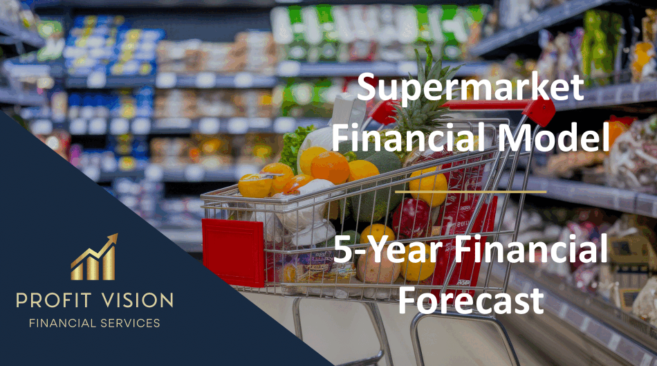 Supermarket – 5 Year Financial Model (Excel template (XLSX)) Preview Image