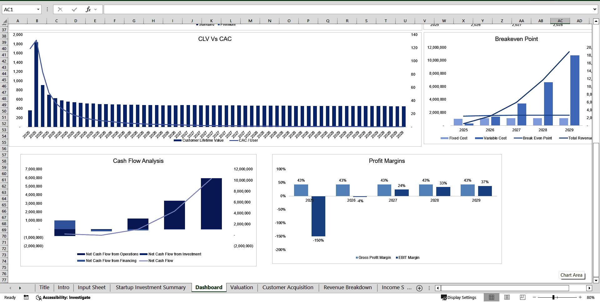 Mobile App Financial Model Template (Excel template (XLSX)) Preview Image