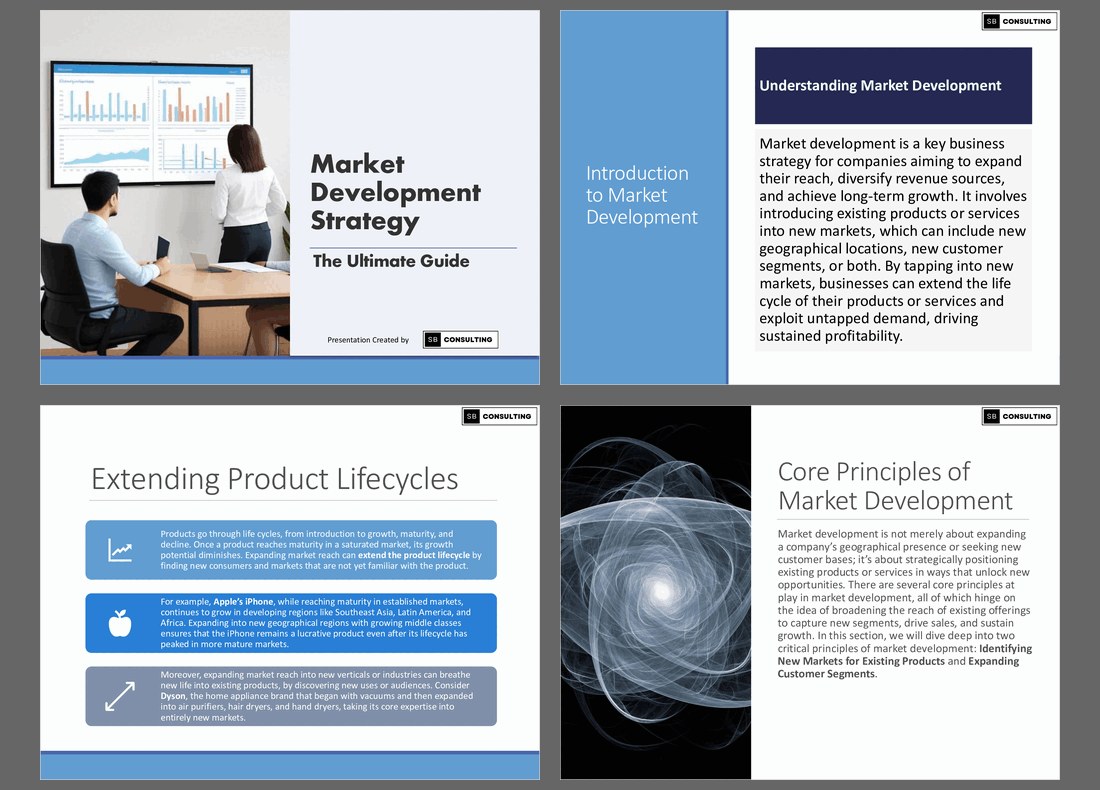 Market Development Strategy Toolkit (+600 KPIs & OKRs) (1584-slide PPT PowerPoint presentation (PPTX)) Preview Image