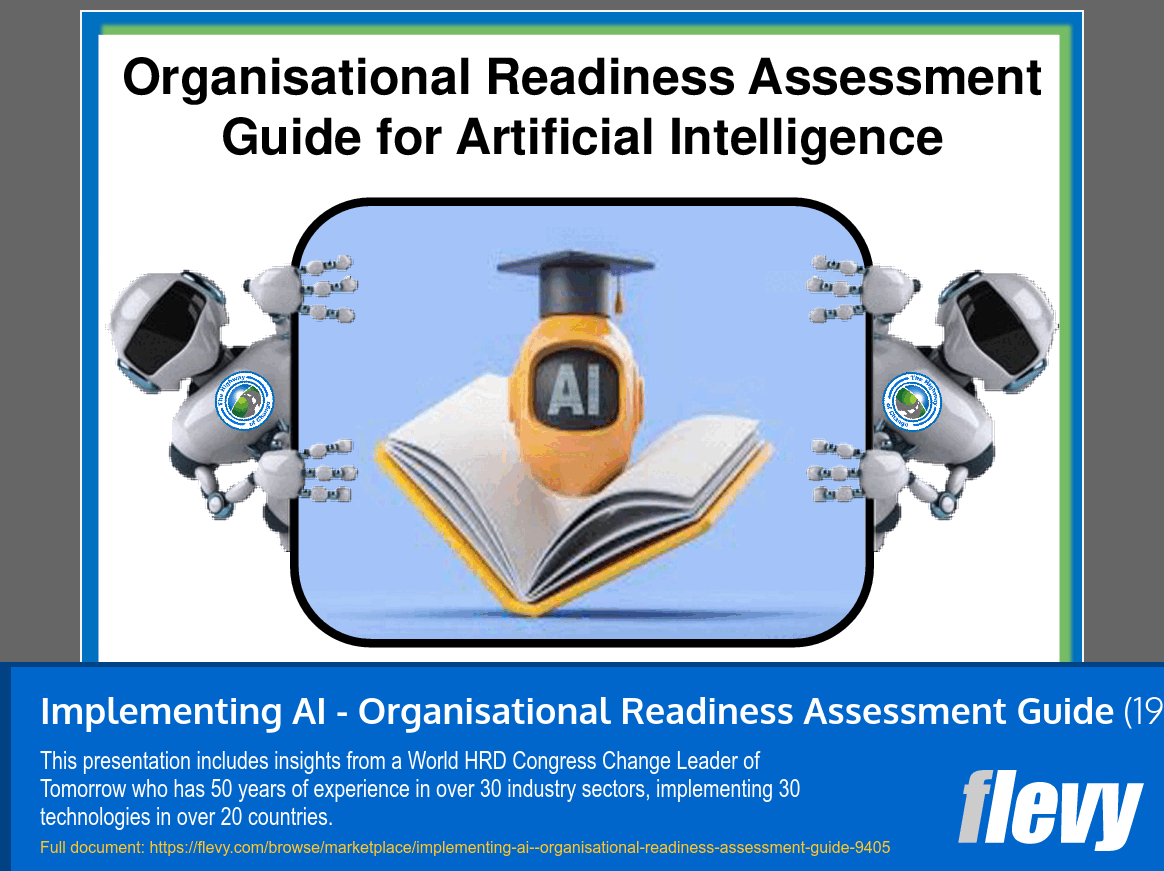 Implementing AI - Organisational Readiness Assessment Guide (19-slide PPT PowerPoint presentation (PPT)) Preview Image