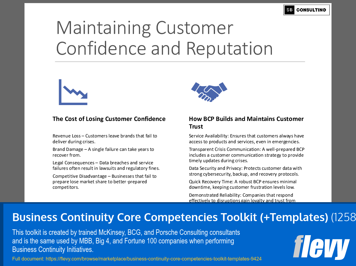 Business Continuity Core Competencies Toolkit (+Templates) (1258-slide PPT PowerPoint presentation (PPTX)) Preview Image