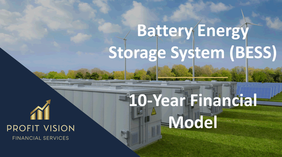 Battery Energy Storage System - 10 Year Financial Model (Excel template (XLSX)) Preview Image