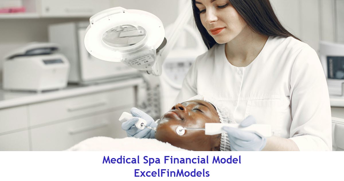 Medical Spa (Anti-Aging Aesthetics Clinic) Financial Model (Excel template (XLSX)) Preview Image