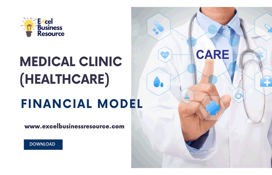 Medical Clinic Financial Projection Model (Excel template (XLSX)) Preview Image