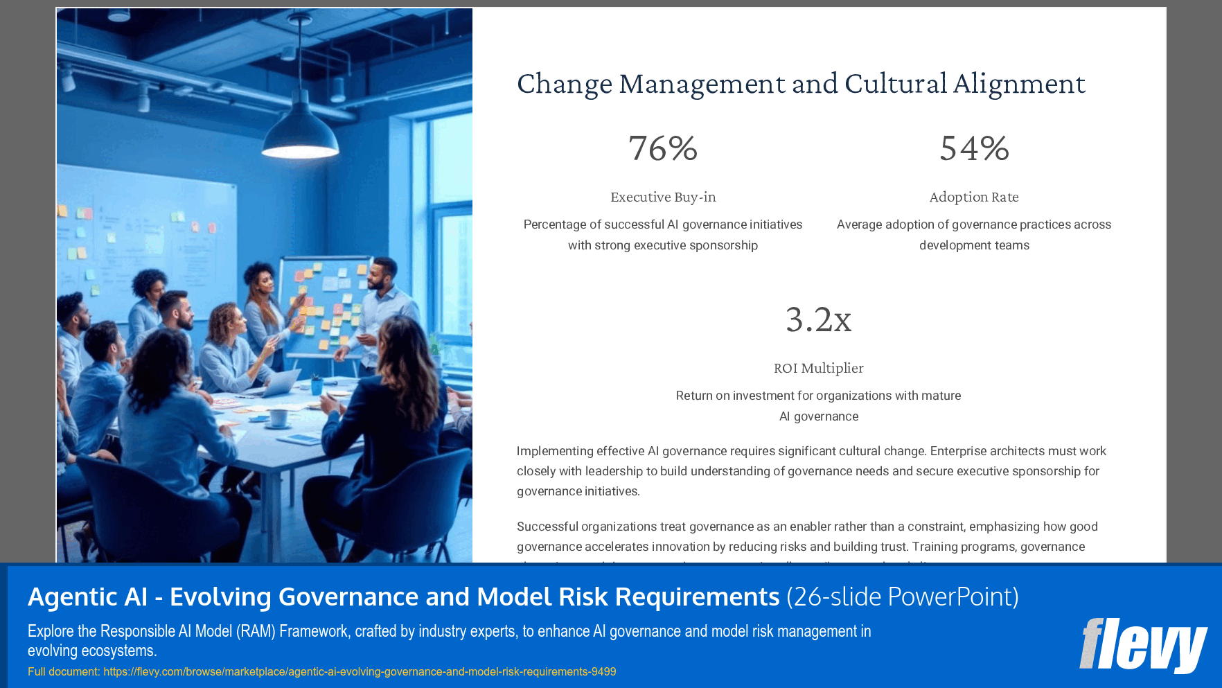 Agentic AI - Evolving Governance and Model Risk Requirements (26-slide PPT PowerPoint presentation slide deck (PPTX)) Preview Image