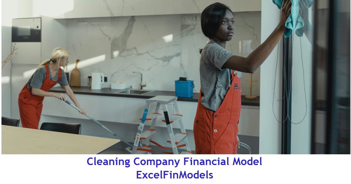 Cleaning Services (Janitorial Services) Financial Model (Excel template (XLSX)) Preview Image