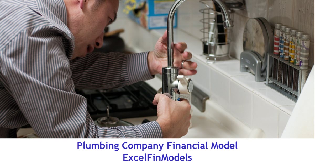 Plumbing Company 5-Year Financial Forecast Model (Excel template (XLSX)) Preview Image