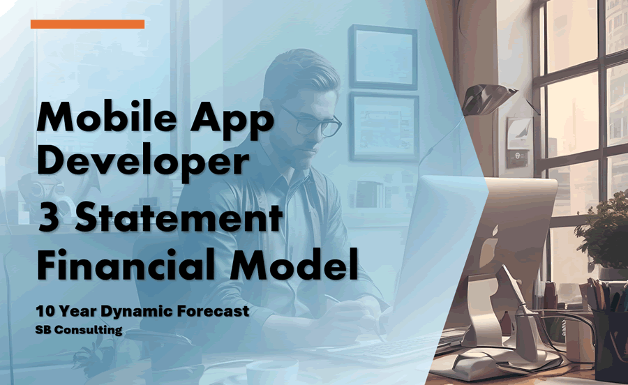 Mobile App Development Business 3 Statement Financial Model (Excel template (XLSX)) Preview Image