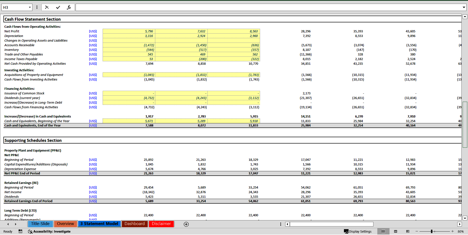 Mobile App Development Business 3 Statement Financial Model (Excel template (XLSX)) Preview Image