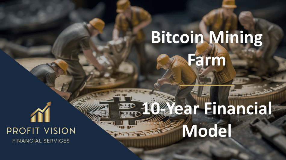 Bitcoin Mining Farm – 10 Year Financial Model (Excel template (XLSX)) Preview Image