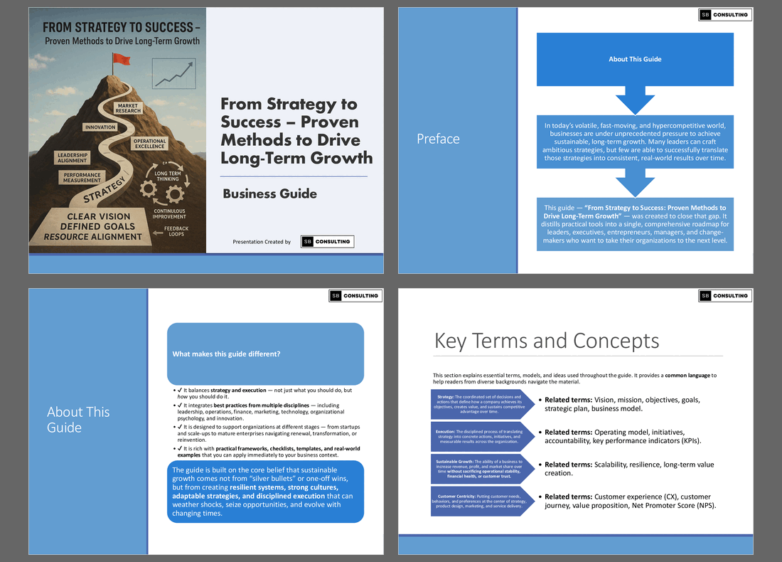 From Strategy to Success - Business Toolkit (740-slide PPT PowerPoint presentation slide deck (PPTX)) Preview Image
