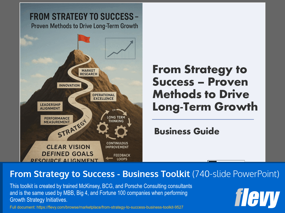 From Strategy to Success - Business Toolkit (740-slide PPT PowerPoint presentation slide deck (PPTX)) Preview Image