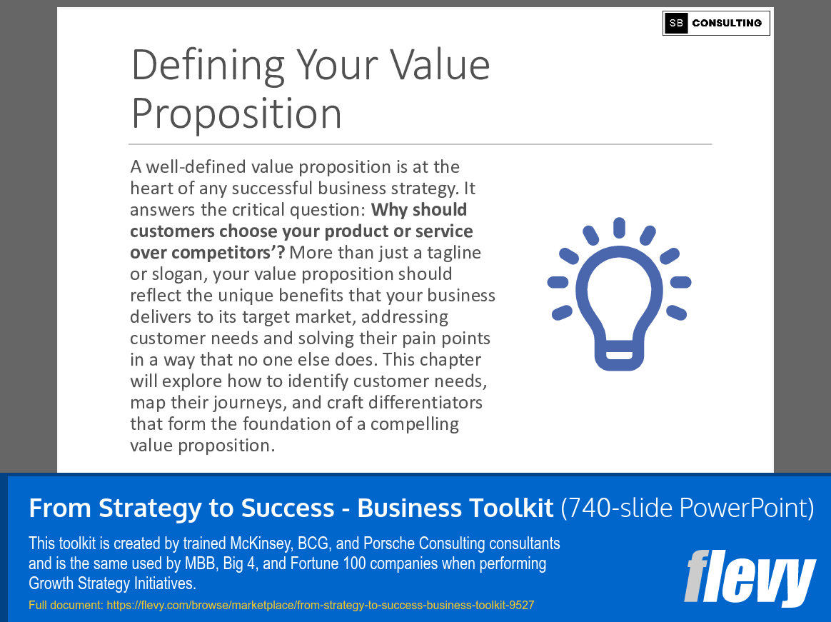 From Strategy to Success - Business Toolkit (740-slide PPT PowerPoint presentation slide deck (PPTX)) Preview Image