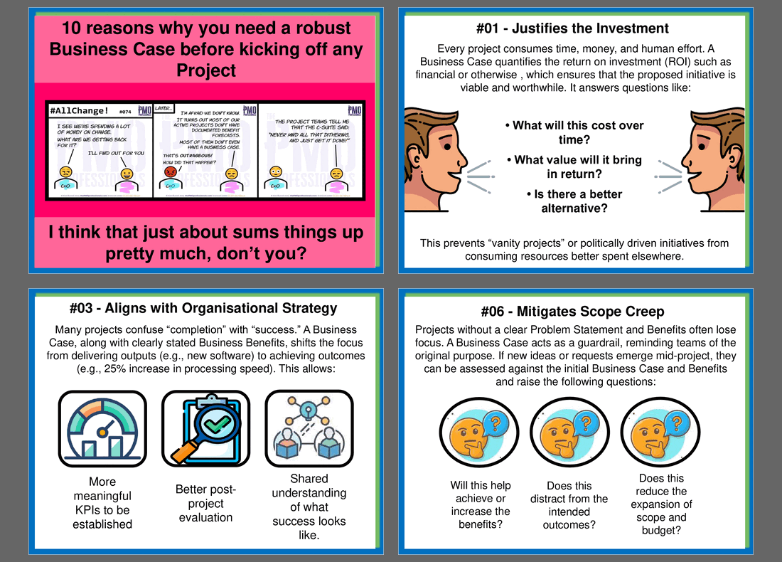 Importance of Business Case and Business Benefits (13-slide PPT PowerPoint presentation slide deck (PPT)) Preview Image