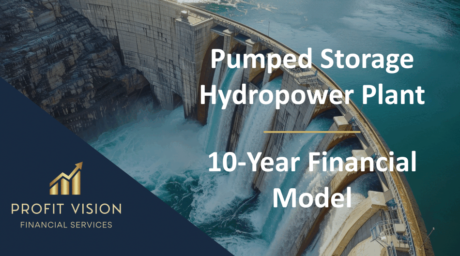 Pumped Storage Hydropower Plant – 10 Year Financial Model (Excel template (XLSX)) Preview Image