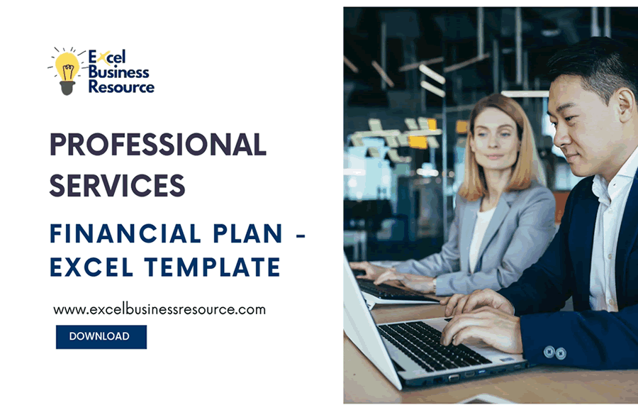 Financial Projection Model For Professional Services (Excel template (XLSX)) Preview Image