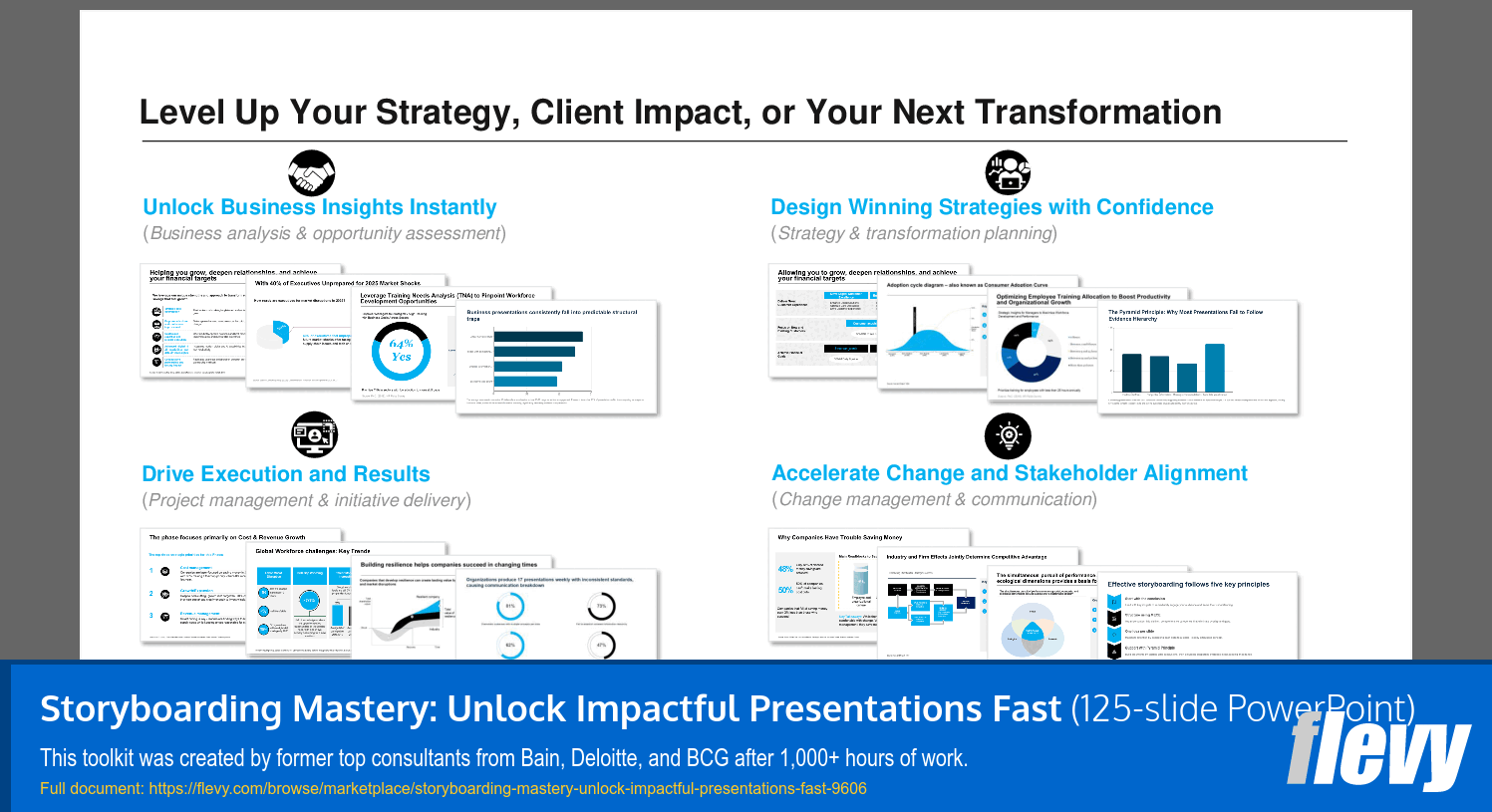 Storyboarding Mastery: Unlock Impactful Presentations Fast (125-slide PPT PowerPoint presentation slide deck (PPTX)) Preview Image