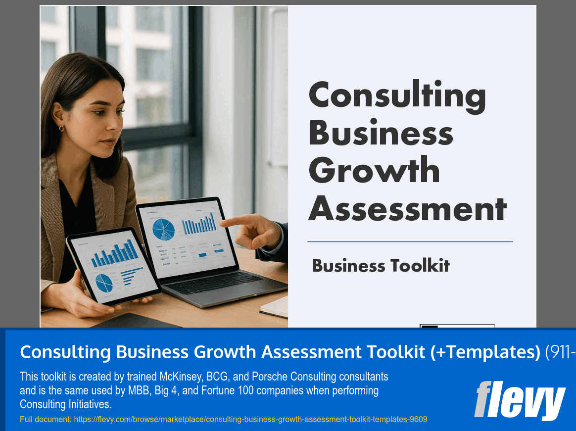 Consulting Business Growth Assessment Toolkit (+Templates) (911-slide PPT PowerPoint presentation slide deck (PPTX)) Preview Image