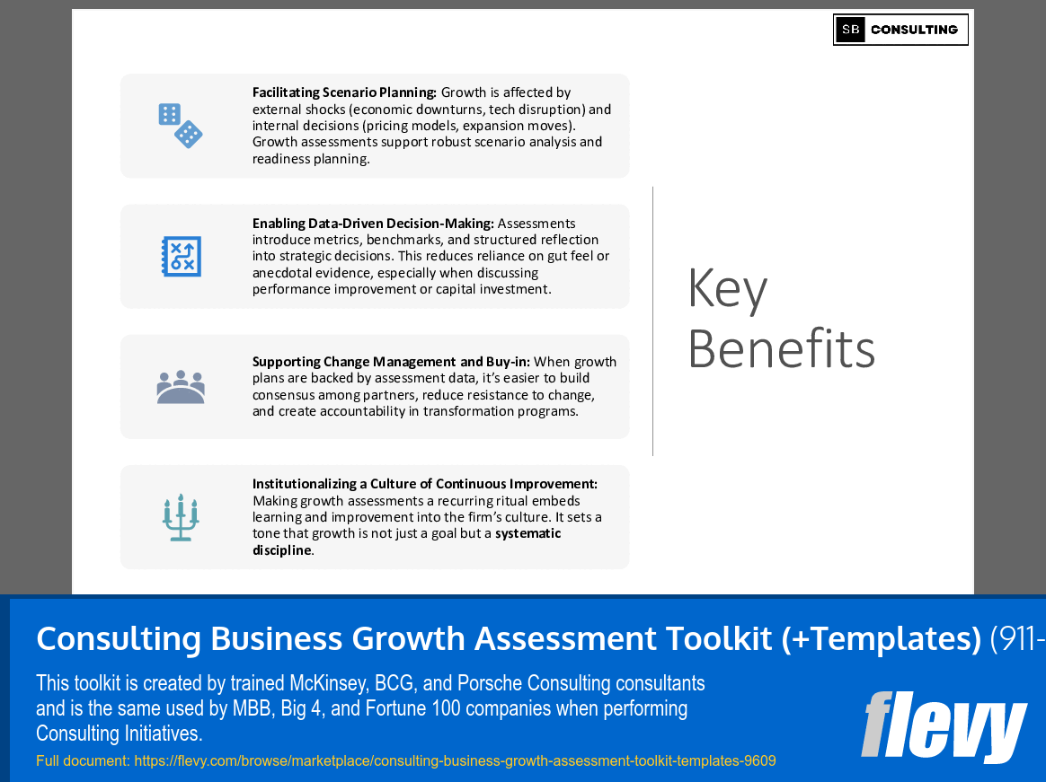 Consulting Business Growth Assessment Toolkit (+Templates) (911-slide PPT PowerPoint presentation slide deck (PPTX)) Preview Image