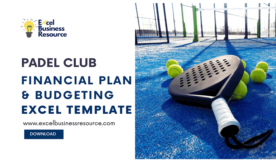 Padel Club Financial Projection Model (Excel template (XLSX)) Preview Image
