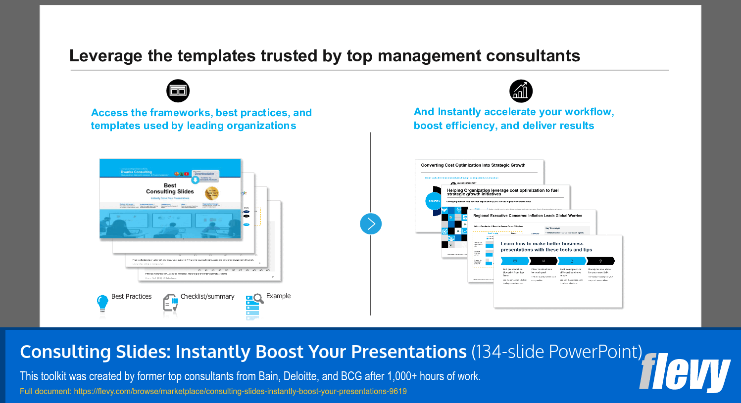 Consulting Slides: Instantly Boost Your Presentations (134-slide PPT PowerPoint presentation slide deck (PPTX)) Preview Image
