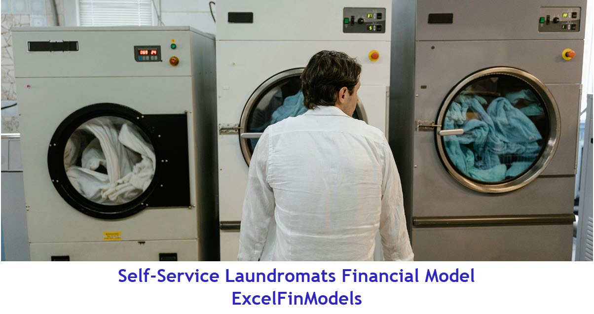 Self-Service Laundromats (Laundry) Financial Forecast Model (Excel template (XLSX)) Preview Image