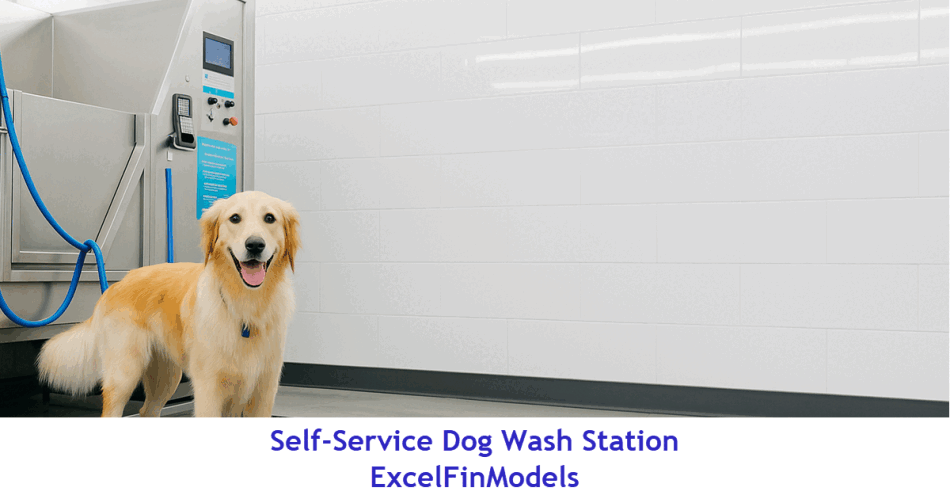 Self-Service Dog Wash Station Financial Forecast Model (Excel template (XLSX)) Preview Image