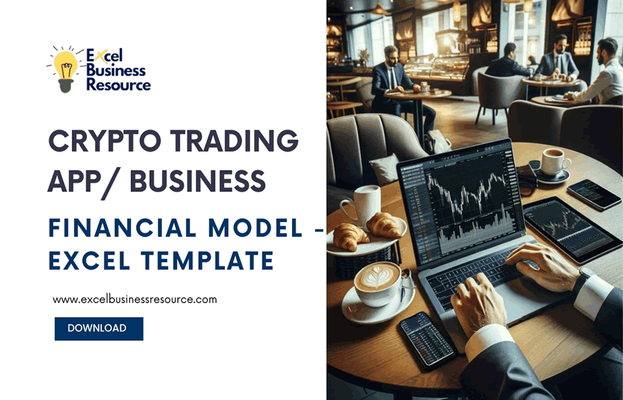 Crypto Trading Platform Financial Projection Model (Excel template (XLSX)) Preview Image