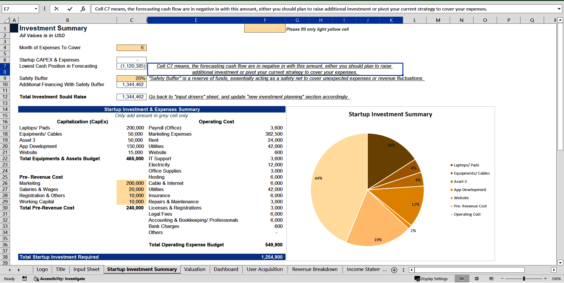 Crypto Trading Platform Financial Projection Model (Excel template (XLSX)) Preview Image