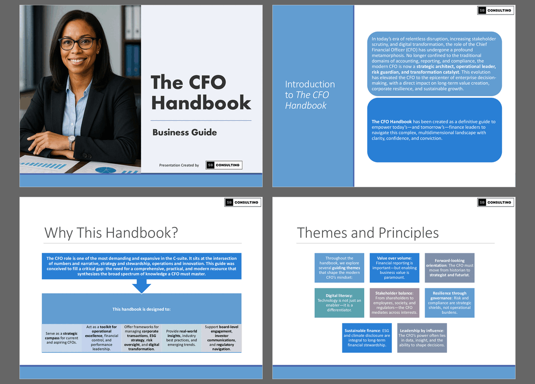 The CFO Handbook (+600 KPIs) (1324-slide PPT PowerPoint presentation slide deck (PPTX)) Preview Image