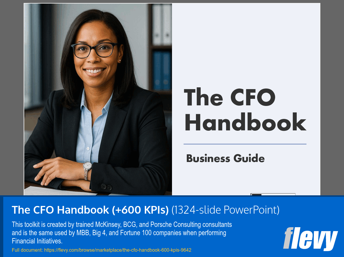 The CFO Handbook (+600 KPIs) (1324-slide PPT PowerPoint presentation slide deck (PPTX)) Preview Image