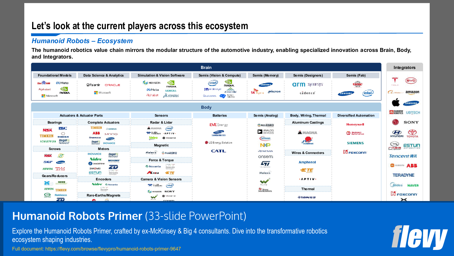 Mapping the Humanoid Robotics Ecosystem