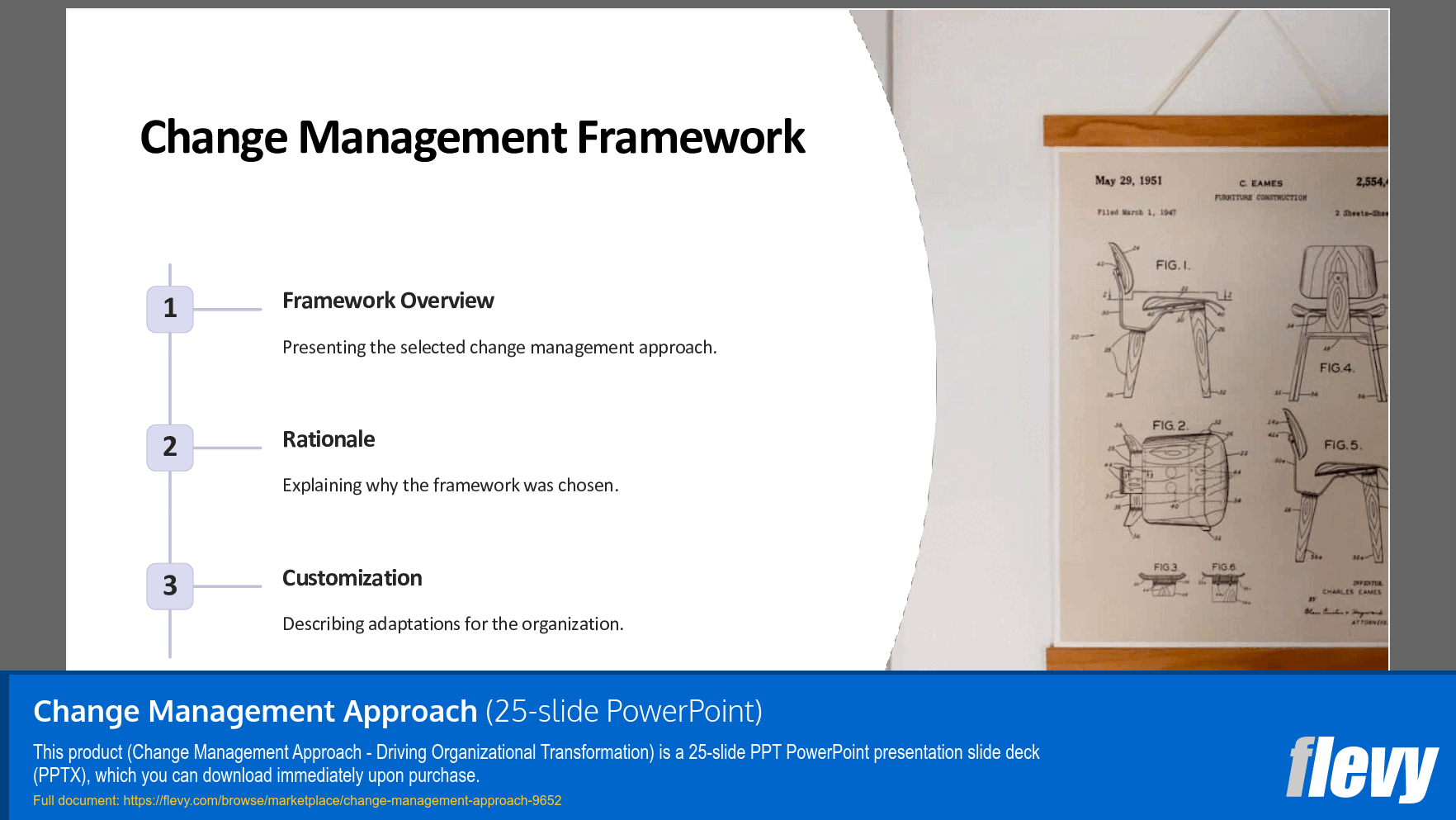 Change Management Approach (25-slide PPT PowerPoint presentation slide deck (PPTX)) Preview Image